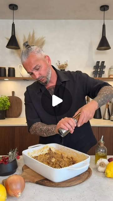 Uien pasta (Zwiebel pasta)